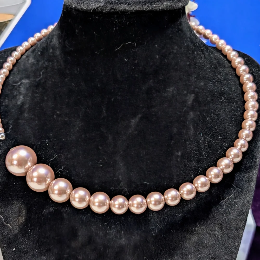 Kate Spade Modern Pearls Collar Necklace - Light Pink